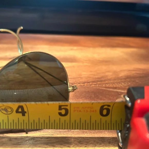 Vintage Ray-Ban Aviator B&L Sunglasses w/ Original Case 58mm - Picture 8 of 13